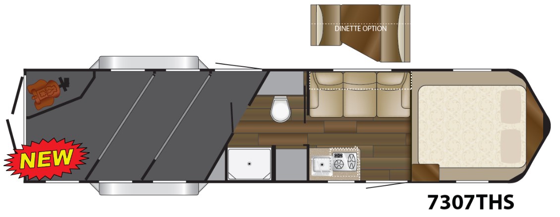 Specifications 7307THS in Mile High Trailers